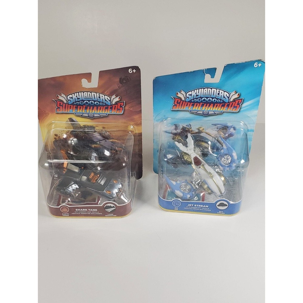 Skylanders SuperChargers Jet Stream And Shark Tank Skylanders Sky Vehicle